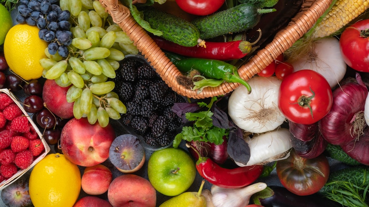 I benefici della frutta e verdura nella dieta